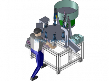 Burner Screw-Driving And Riveting Integrated Machine - SolidWorks - Free Download