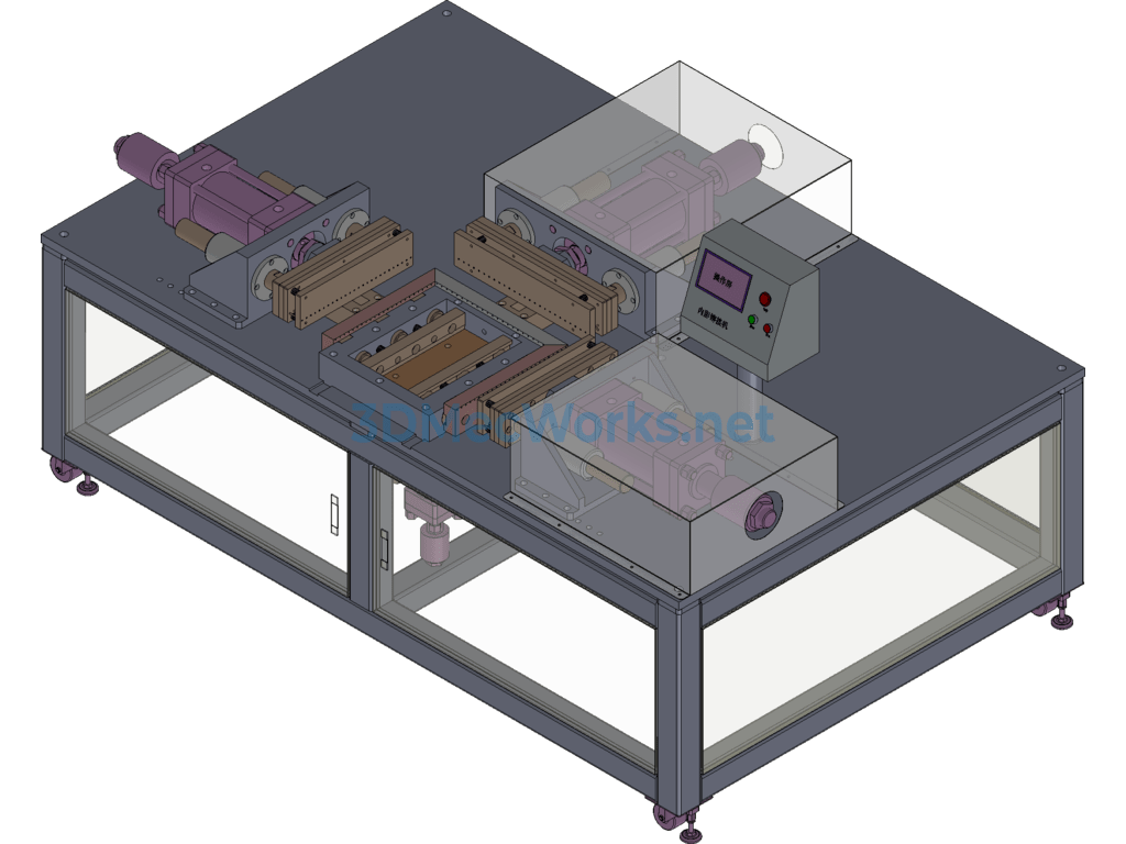 Oven Liner Rivetless Riveting Machine - SolidWorks - Free Download Oven Liner Rivetless Riveting Machine