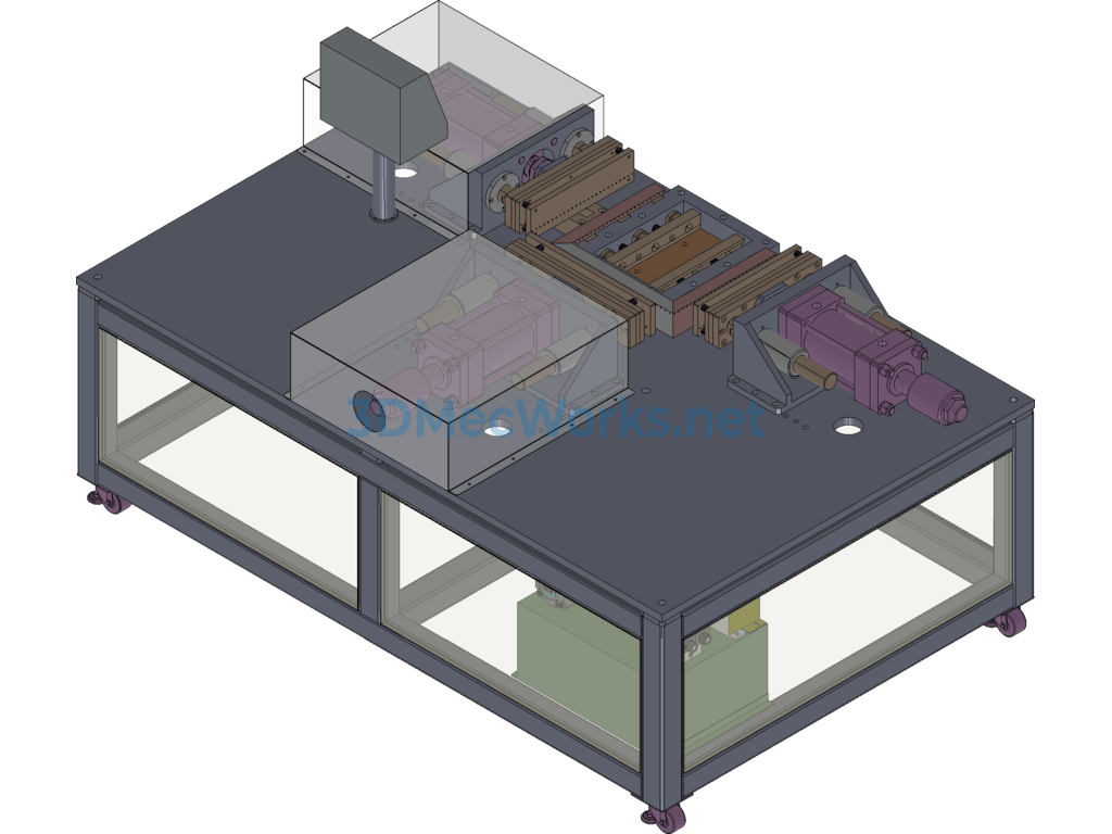 Oven Liner Rivetless Riveting Machine - SolidWorks - Free Download Oven Liner Rivetless Riveting Machine - Image 3