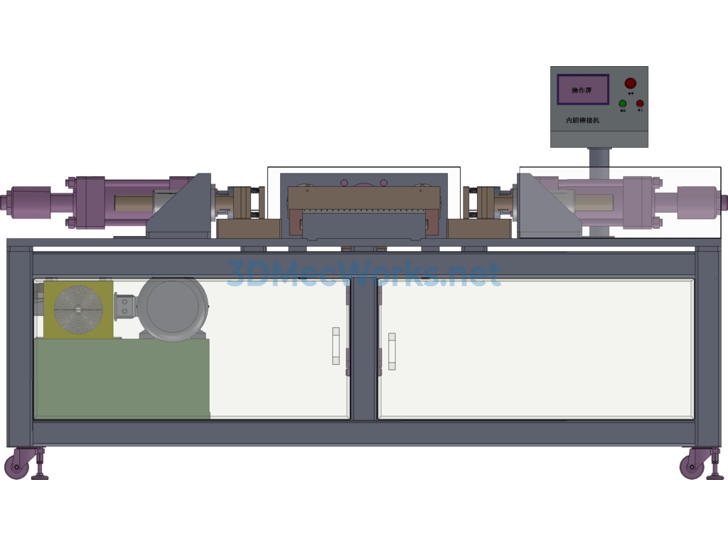 Oven Liner Rivetless Riveting Machine - SolidWorks - Free Download Oven Liner Rivetless Riveting Machine - Image 5