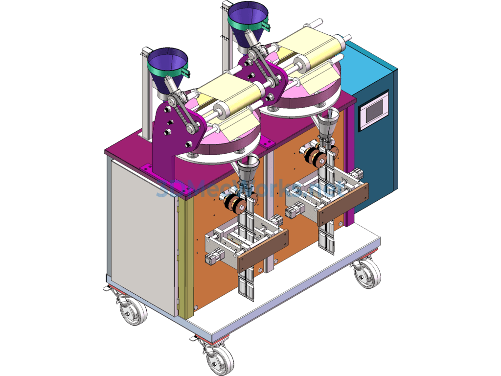 Automatic Tablet Packaging Machine - SolidWorks - Free Download Automatic Tablet Packaging Machine - Image 2