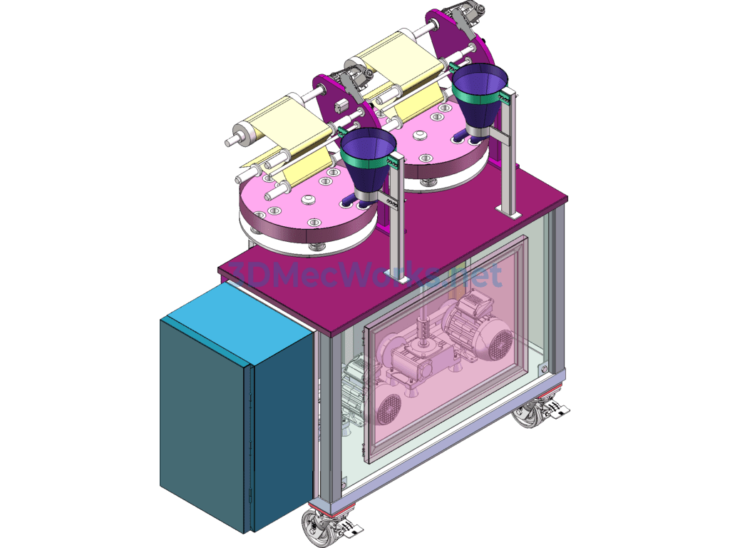 Automatic Tablet Packaging Machine - SolidWorks - Free Download Automatic Tablet Packaging Machine - Image 4