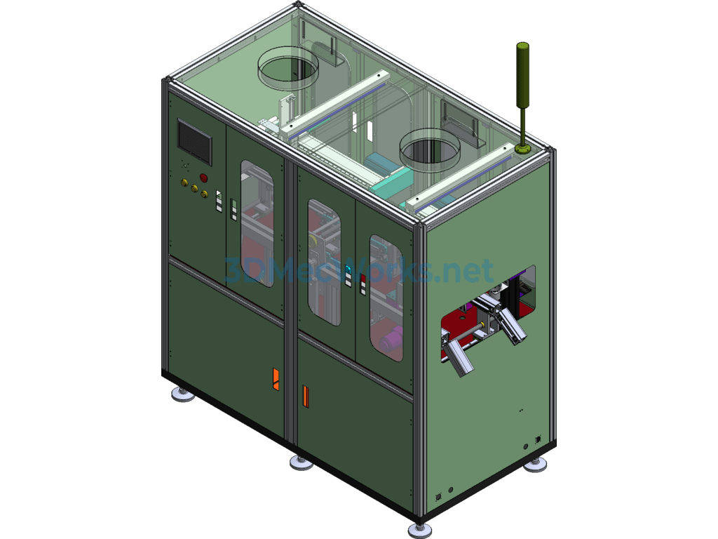 Fully Automatic Inline Dispensing Machine - SolidWorks - Free Download Fully Automatic Inline Dispensing Machine