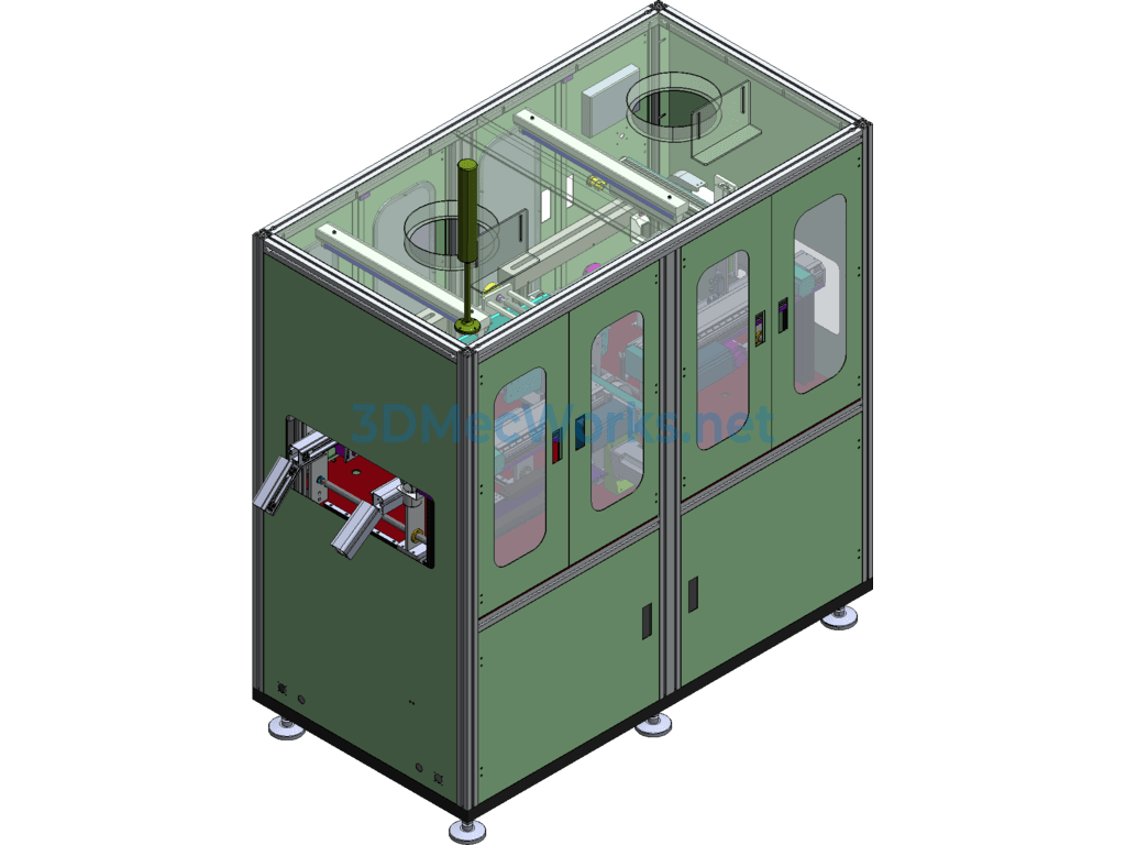 Fully Automatic Inline Dispensing Machine - SolidWorks - Free Download Fully Automatic Inline Dispensing Machine - Image 4