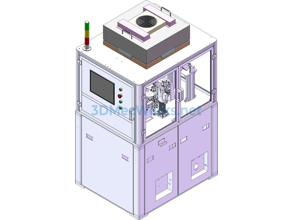 Automatic Detection Equipment - SolidWorks - Free Download Automatic Detection Equipment