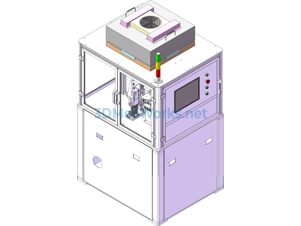 Automatic Detection Equipment - SolidWorks - Free Download Automatic Detection Equipment - Image 2
