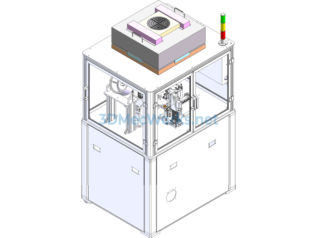 Automatic Detection Equipment - SolidWorks - Free Download Automatic Detection Equipment - Image 3
