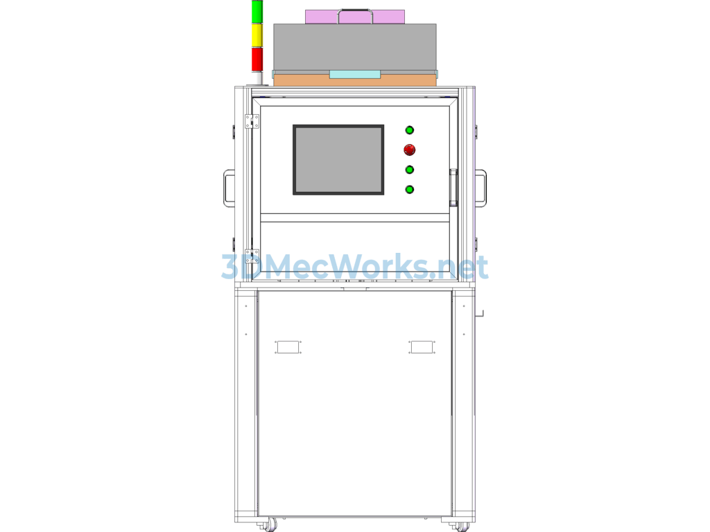 Automatic Detection Equipment - SolidWorks - Free Download Automatic Detection Equipment - Image 5