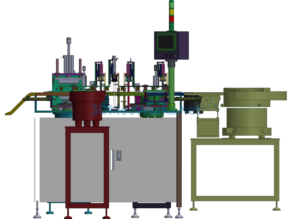 Injection Molding Part Connecting Rod Assembly Machine - SolidWorks - Free Download Injection Molding Part Connecting Rod Assembly Machine - Image 5