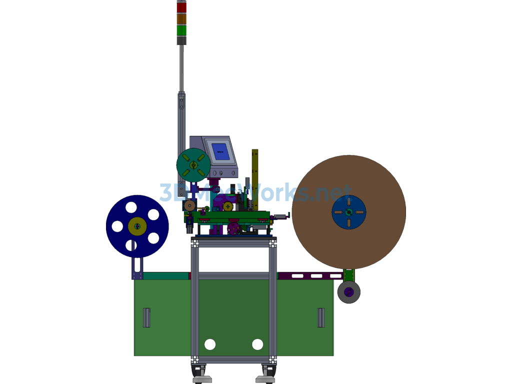 Automatic Packaging Machine (terminal Carrier Tape Packaging Equipment) - SolidWorks - Free Download Automatic Packaging Machine (terminal Carrier Tape Packaging Equipment) - Image 5