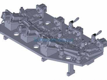 A Cylinder-Driven Automotive Stainless Steel Trim Claw Press-Fit Tool - UG(NX)  AutoCAD.Mechanical - Free Download