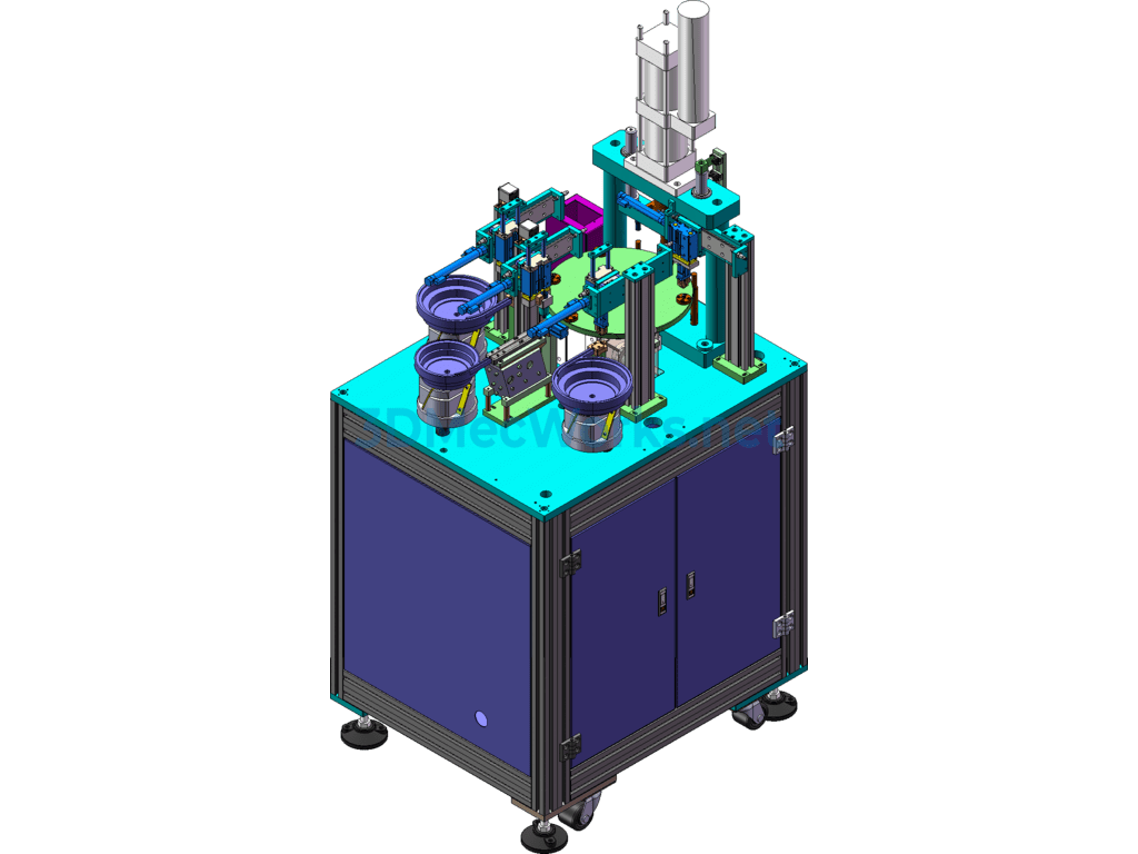 Automatic Riveting Machine - SolidWorks - Free Download Automatic Riveting Machine - Image 2