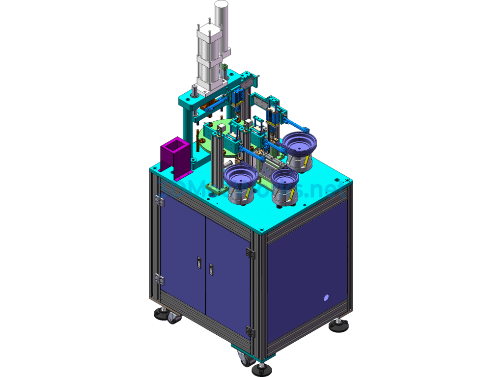 Automatic Riveting Machine - SolidWorks - Free Download Automatic Riveting Machine - Image 3