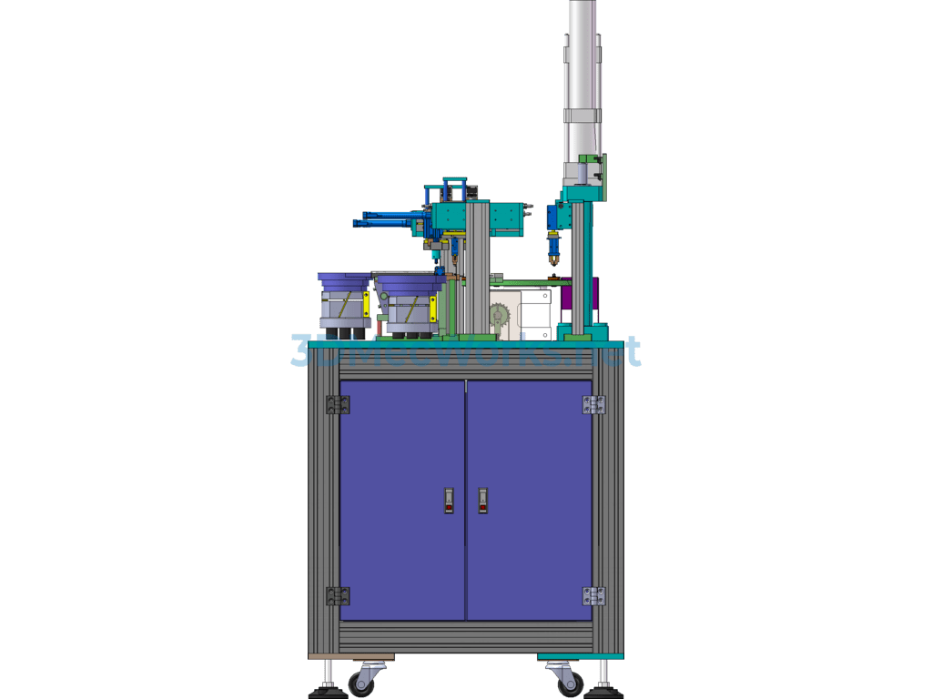 Automatic Riveting Machine - SolidWorks - Free Download Automatic Riveting Machine - Image 5