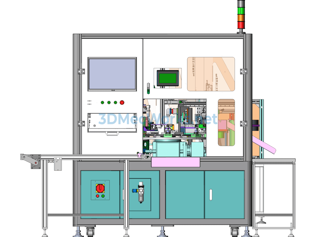 Automobile Cigarette Lighter Fully Automatic Assembly Machine - SolidWorks - Free Download Automobile Cigarette Lighter Fully Automatic Assembly Machine - Image 5