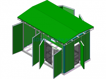 10kV Box-Type Substation - SolidWorks - Free Download
