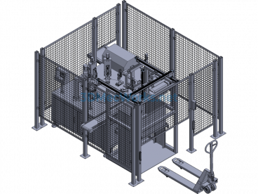 3D Model Of Cast Aluminum Rotor Shaping And Stacking Machine + PPT Equipment Analysis - Exported - Free Download