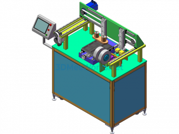 Vacuum Forming Tray Foam Automatic Dispensing And Mounting Machine - SolidWorks - Free Download