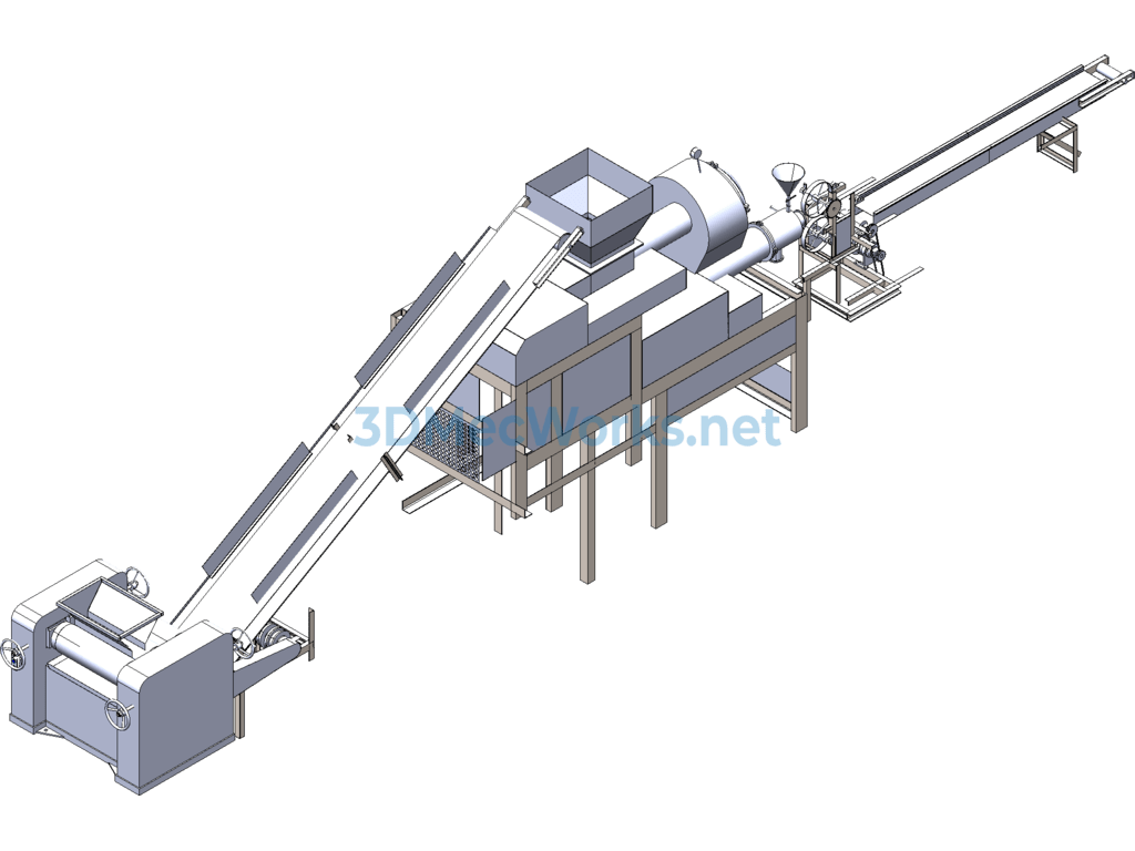 Soap and Detergent Production Line - SolidWorks - Free Download Soap and Detergent Production Line - Image 2