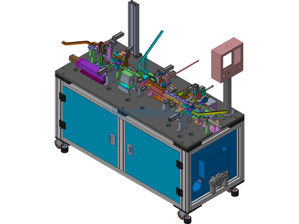 Automated Fiber Optic Head Assembly Machine (already Produced) - ProE - Free Download Automated Fiber Optic Head Assembly Machine (already Produced)