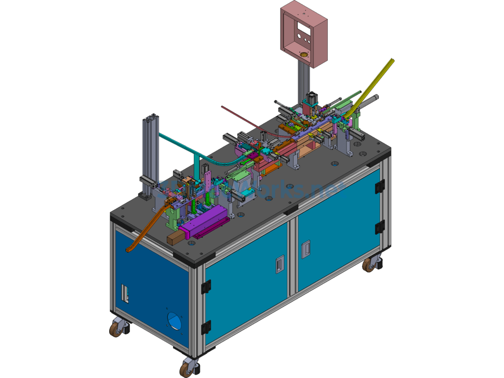 Automated Fiber Optic Head Assembly Machine (already Produced) - ProE - Free Download Automated Fiber Optic Head Assembly Machine (already Produced) - Image 2