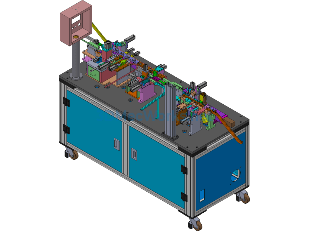 Automated Fiber Optic Head Assembly Machine (already Produced) - ProE - Free Download Automated Fiber Optic Head Assembly Machine (already Produced) - Image 3