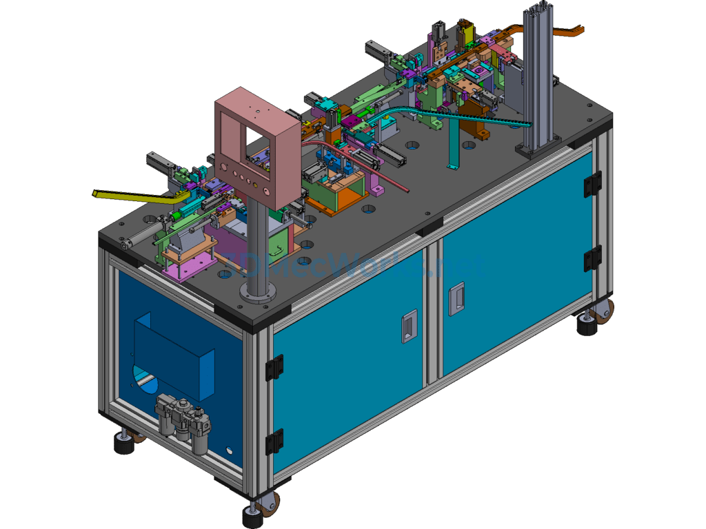 Automated Fiber Optic Head Assembly Machine (already Produced) - ProE - Free Download Automated Fiber Optic Head Assembly Machine (already Produced) - Image 4
