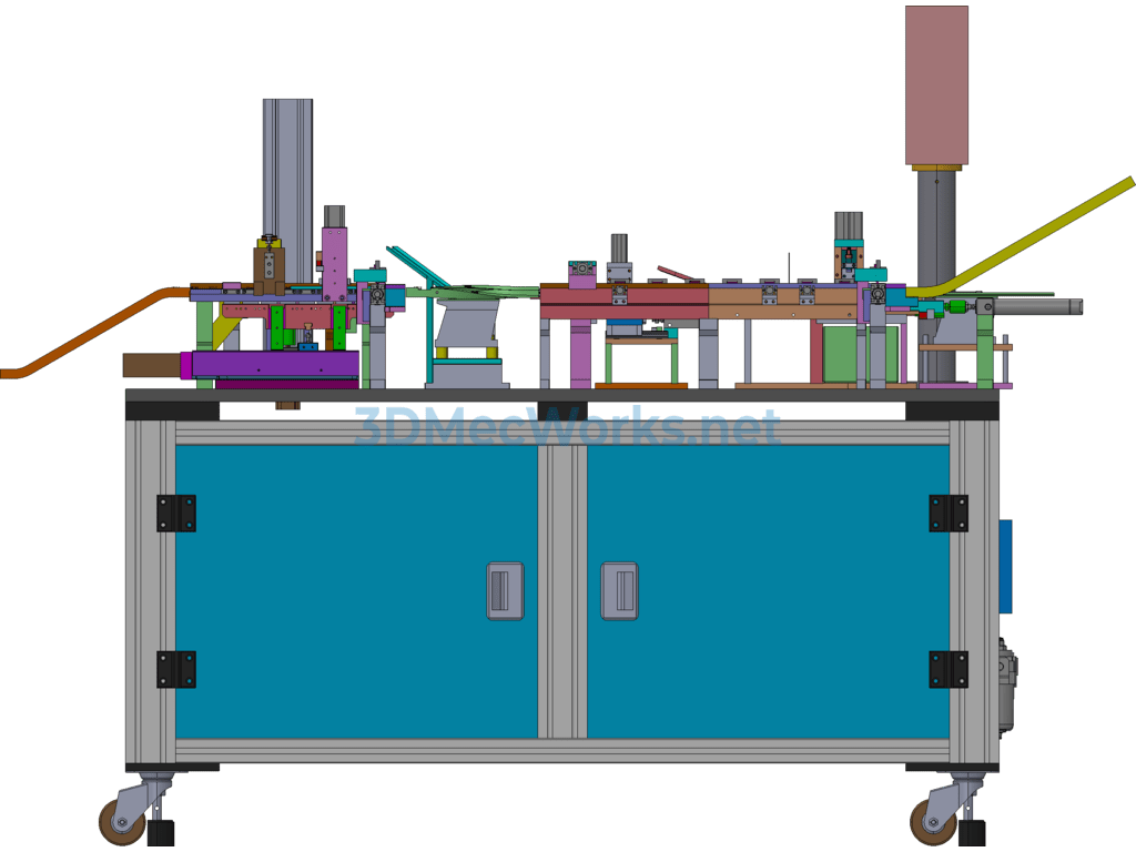 Automated Fiber Optic Head Assembly Machine (already Produced) - ProE - Free Download Automated Fiber Optic Head Assembly Machine (already Produced) - Image 5