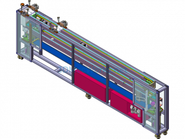 Belt Speed Chain Lifting Circulation Conveying Equipment - SolidWorks - Free Download