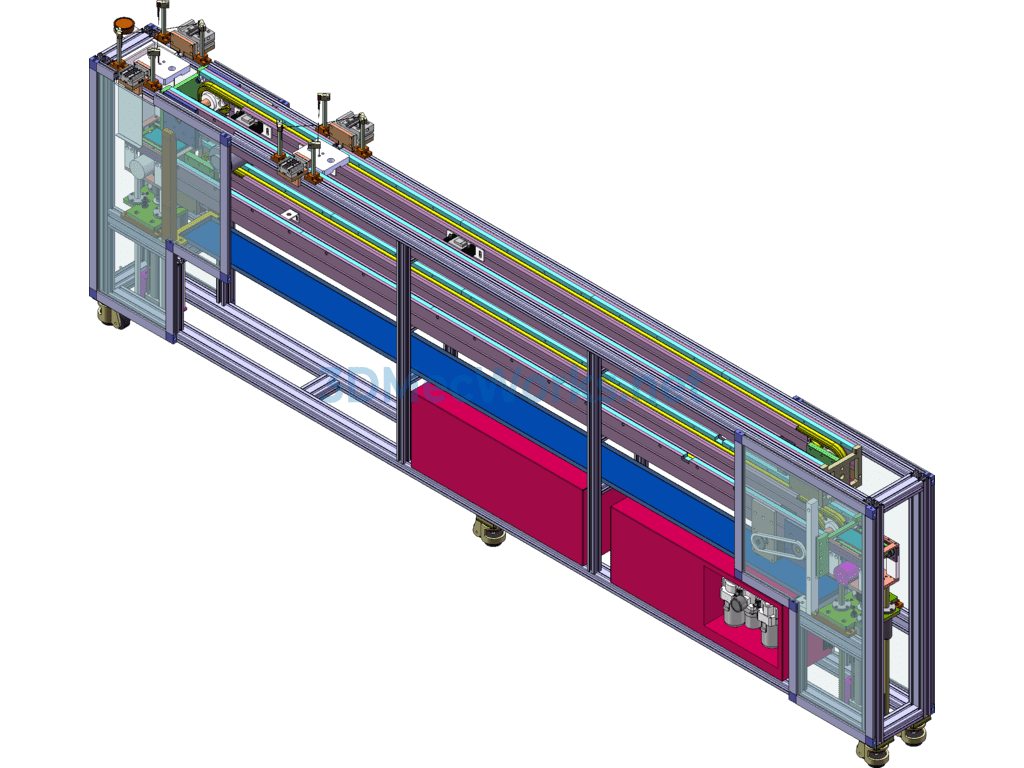 Belt Speed Chain Lifting Circulation Conveying Equipment - SolidWorks - Free Download Belt Speed Chain Lifting Circulation Conveying Equipment