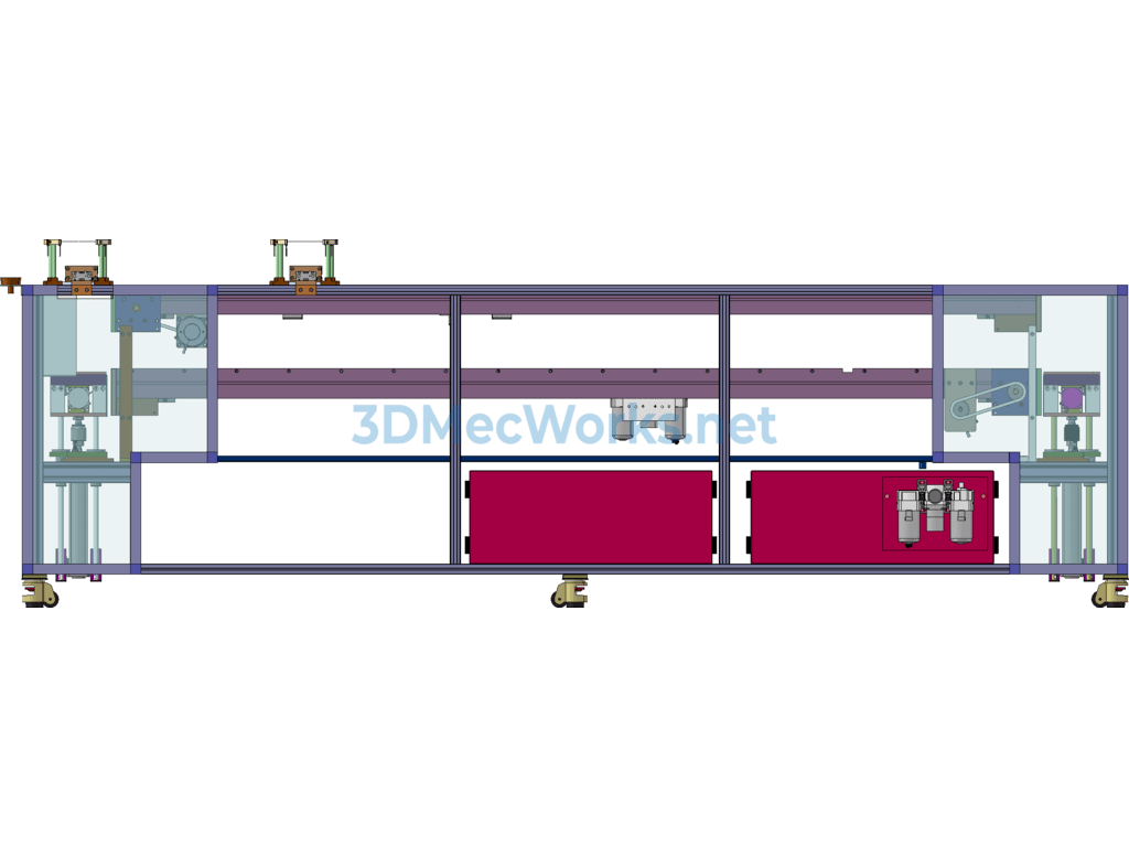 Belt Speed Chain Lifting Circulation Conveying Equipment - SolidWorks - Free Download Belt Speed Chain Lifting Circulation Conveying Equipment - Image 5