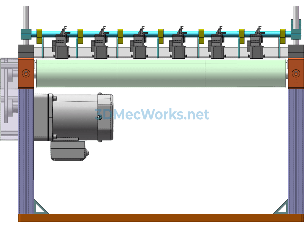 Split Belt Conveyor Equipment - SolidWorks - Free Download Split Belt Conveyor Equipment - Image 5