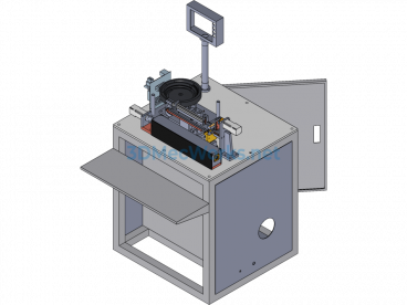 Automatic Electronic Component Layout Machine - ProE - Free Download