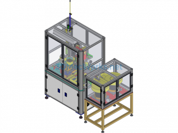 Automatic Loading And Unloading Stacked Magnetizer - Creo.Parametric - Free Download