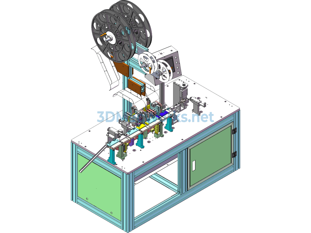 Automatic Pin Insertion Equipment for Mobile Phone Btb Connectors - SolidWorks - Free Download Automatic Pin Insertion Equipment for Mobile Phone Btb Connectors - Image 2