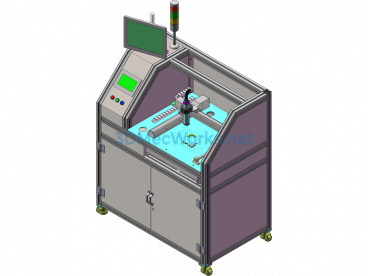XY Printing Platform (Aluminum Profile Frame Structure) - SolidWorks - Free Download