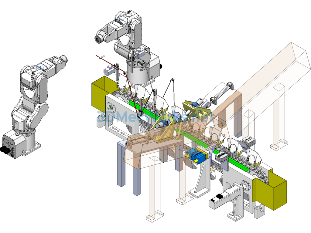 Automated 3m Mask Production Line - SolidWorks - Free Download Automated 3m Mask Production Line