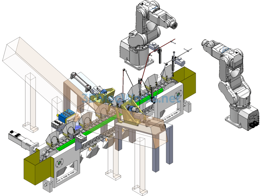Automated 3m Mask Production Line - SolidWorks - Free Download Automated 3m Mask Production Line - Image 4