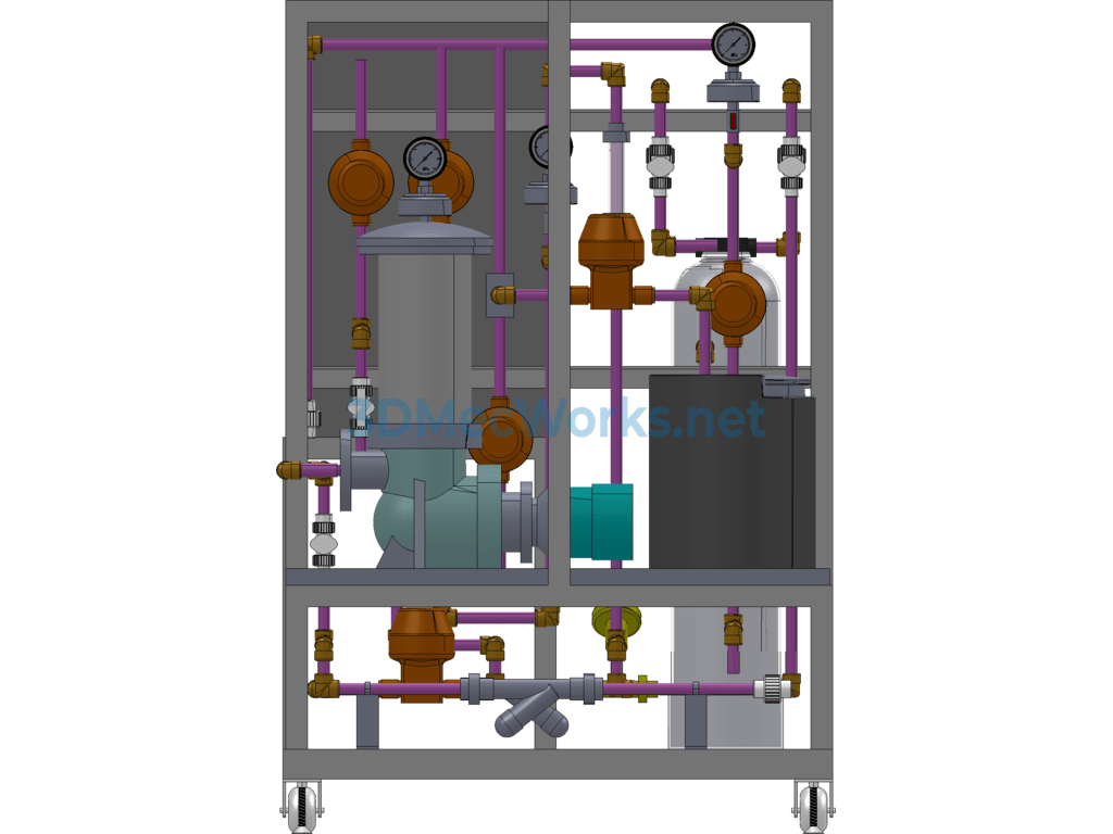 Trivalent Chromium Zinc Passivation Solution Regeneration Unit - SolidWorks - Free Download Trivalent Chromium Zinc Passivation Solution Regeneration Unit - Image 5