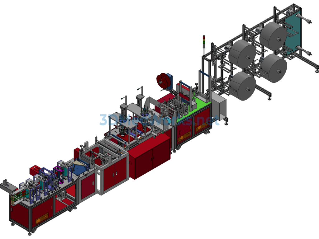 N95 Mask Machine - Automatic Labeling and Continuous Folding Integrated Production Line - Exported - Free Download N95 Mask Machine - Automatic Labeling and Continuous Folding Integrated Production Line - Image 2