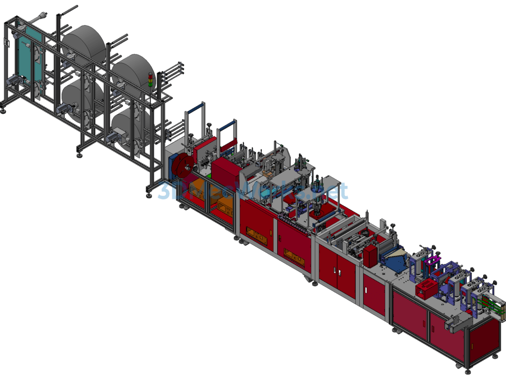 N95 Mask Machine - Automatic Labeling and Continuous Folding Integrated Production Line - Exported - Free Download N95 Mask Machine - Automatic Labeling and Continuous Folding Integrated Production Line - Image 3