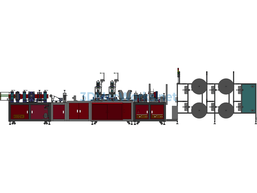 N95 Mask Machine - Automatic Labeling and Continuous Folding Integrated Production Line - Exported - Free Download N95 Mask Machine - Automatic Labeling and Continuous Folding Integrated Production Line - Image 5