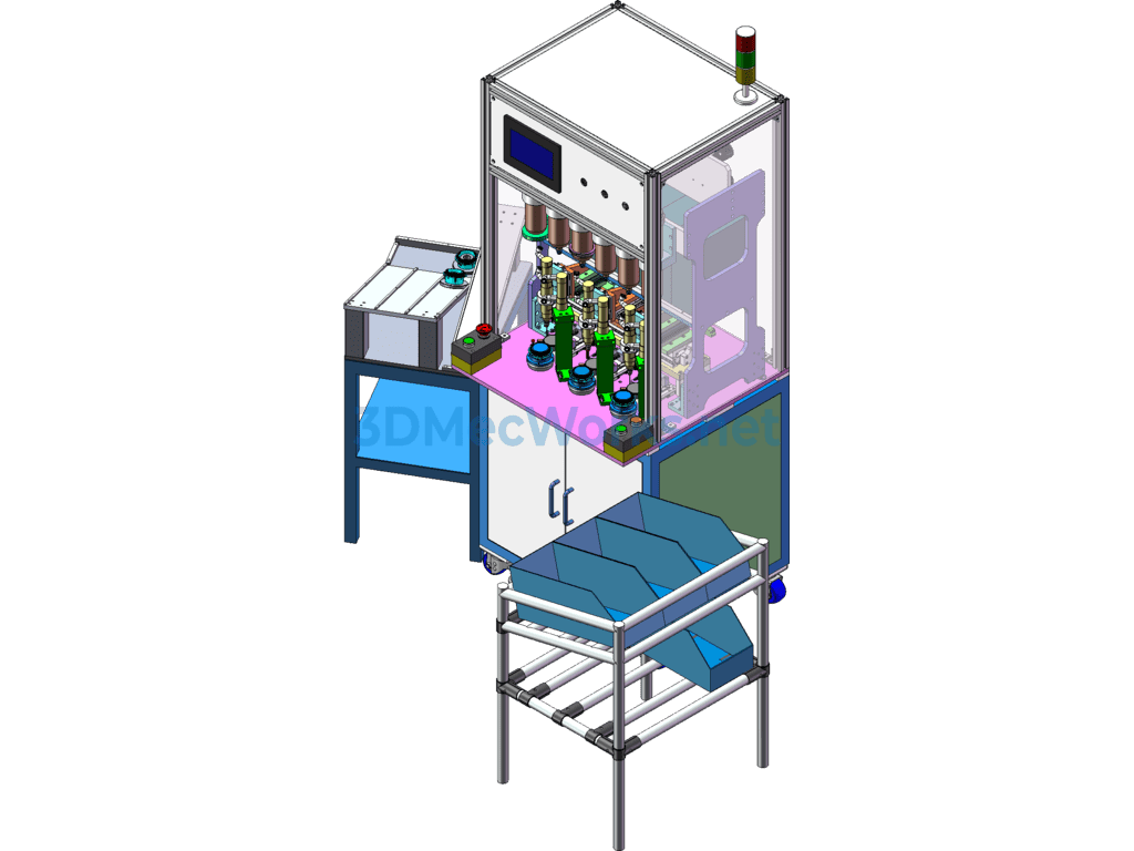 Automatic Gear Lubrication Machine - SolidWorks - Free Download Automatic Gear Lubrication Machine