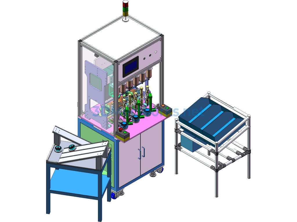 Automatic Gear Lubrication Machine - SolidWorks - Free Download Automatic Gear Lubrication Machine - Image 2