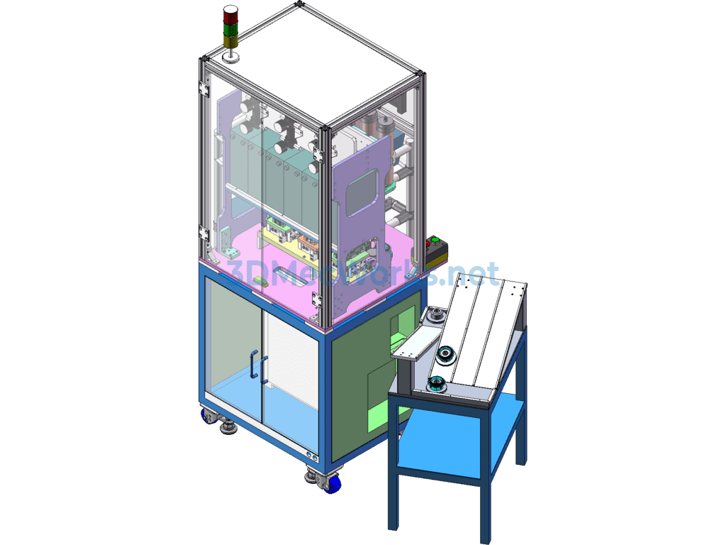 Automatic Gear Lubrication Machine - SolidWorks - Free Download Automatic Gear Lubrication Machine - Image 3
