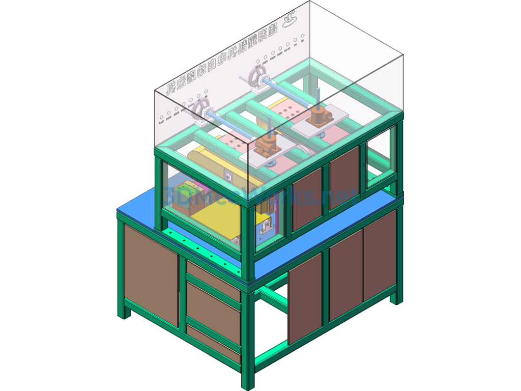 Automated Grinding Wheel Edge Machine - SolidWorks - Free Download Automated Grinding Wheel Edge Machine - Image 4