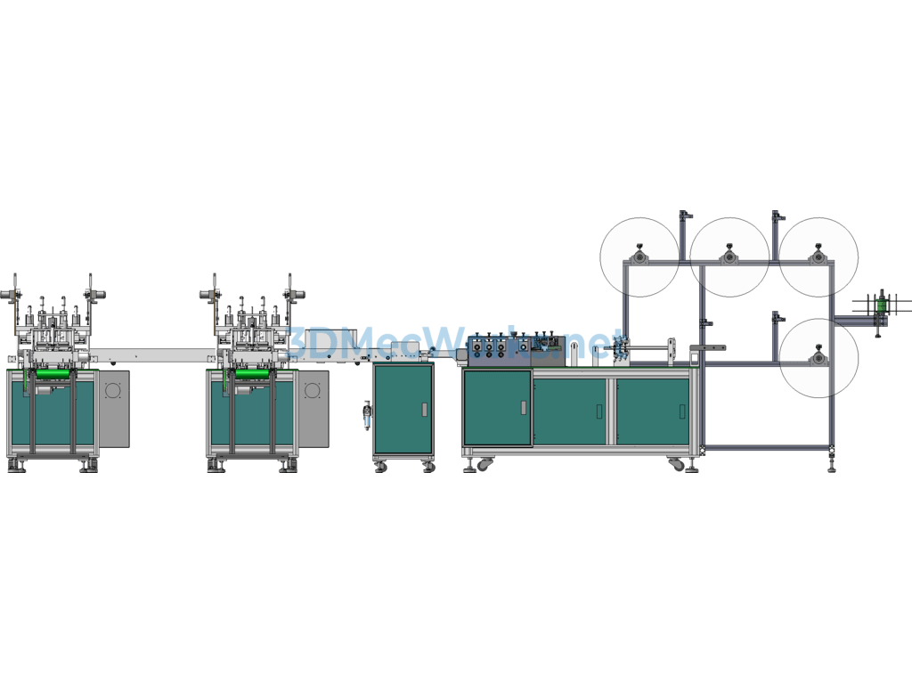 Full Set One-To-Two Mask Machine (already in Mass Production) 3d 2d Bom Electrical Program, Fully Automatic Flat One-To-Two Mask Machine - SolidWorks - Free Download Full Set One-To-Two Mask Machine (already in Mass Production) 3d 2d Bom Electrical Program, Fully Automatic Flat One-To-Two Mask Machine - Image 5