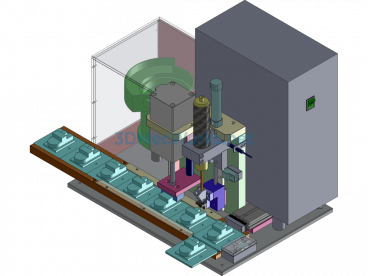 86-Type Panel Socket Screw Machine - SolidWorks - Free Download