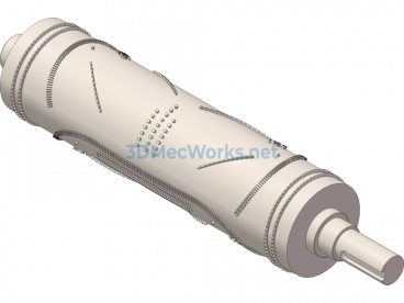 3 Types Of N95 Mask Machine Gear Mold N95 Hob Forming Cutter Shaft 3D Drawings In STP Format - SolidWorks - Free Download