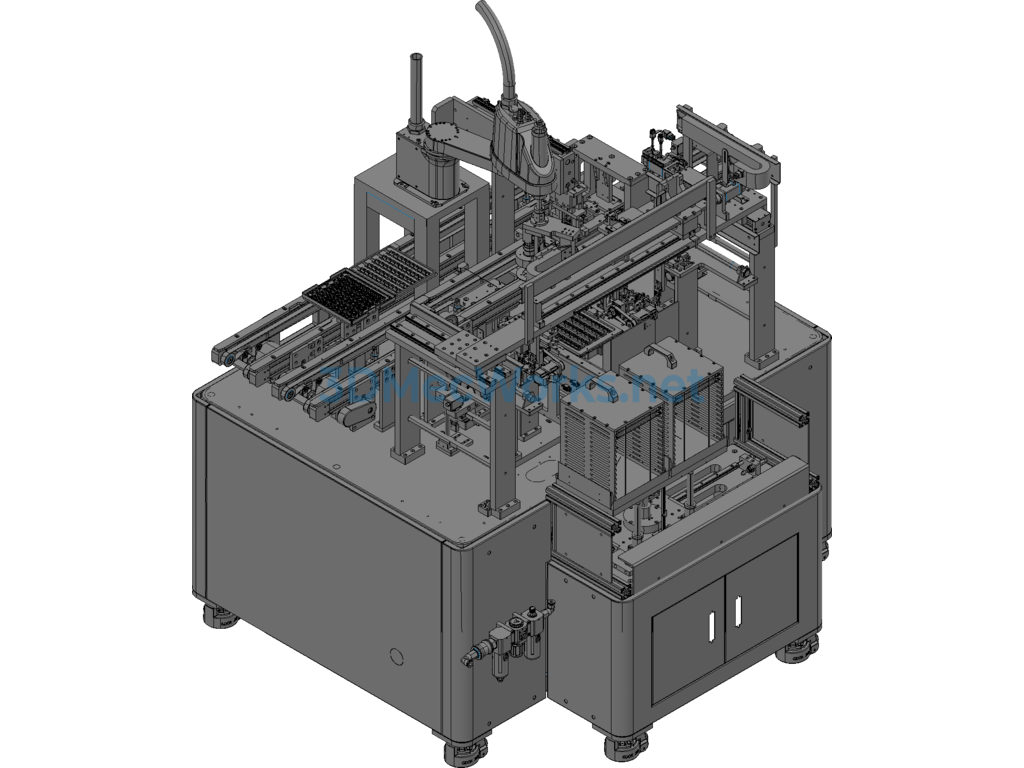 Model of a Rapid Material Placing Machine - Exported - Free Download Model of a Rapid Material Placing Machine - Image 4